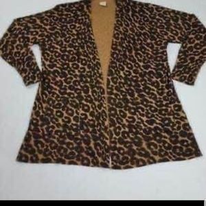 Terra & Sky animal print cardigan